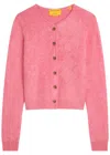 Guest In Residence Grizzly Cashmere Cardigan In Pink