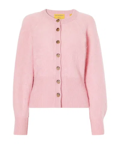 Guest In Residence Grizzly Cashmere Cardigan In Pink