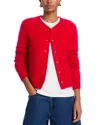 Guest In Residence Grizzly Cashmere Cardigan In True Red