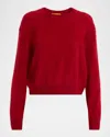 Guest In Residence Grizzly Cashmere Crewneck Sweater In Red