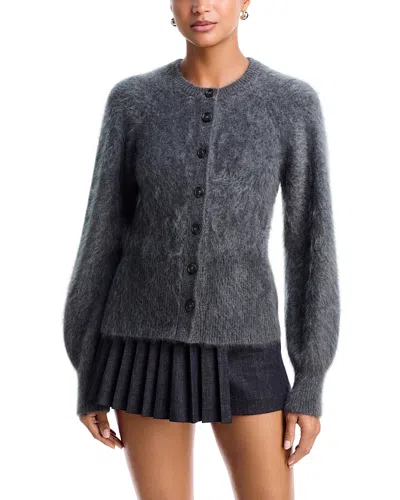 Guest In Residence Grizzly Cashmere Sculpted Cardigan In Gray