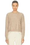 Guest In Residence Grizzly Crew Sweater In Neutral
