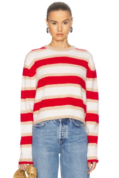 GUEST IN RESIDENCE GRIZZLY STRIPE CREW SWEATER