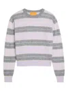 Guest In Residence Grizzly Striped Sweater In Gray
