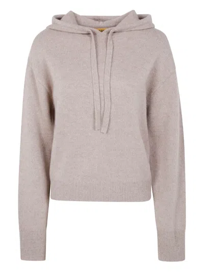 Guest In Residence Hooded Cashmere Jumper In Pink