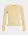 Guest In Residence Jane Button Cardigan In Butter In Yellow