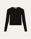 Guest In Residence Jane Cashmere Cardigan In Black