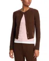 Guest In Residence Jane Cashmere Cardigan In Chestnut