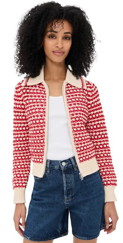 Guest In Residence Kirby Jacket Cherry Combo