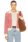 Guest In Residence Kirby Jacket In Cherry Combo