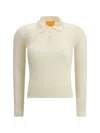 Guest In Residence Cashmere Polo Sweater In Beige