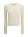 Guest In Residence Cashmere Crewneck Pullover In Neutral
