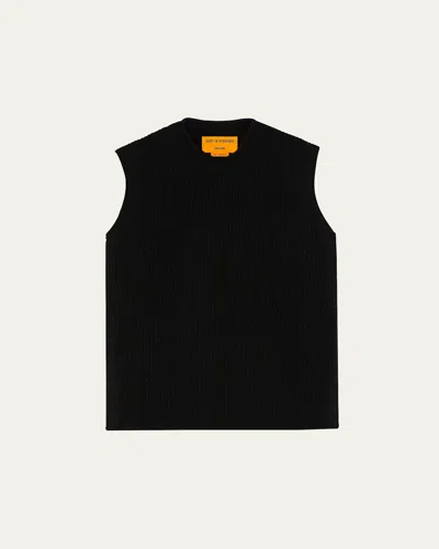 Guest In Residence Layer Up Cashmere Vest In Black