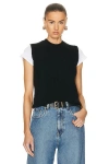 Guest In Residence Layer Up Vest In Black