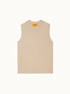Guest In Residence Layer Up Vest In Dune In Multi