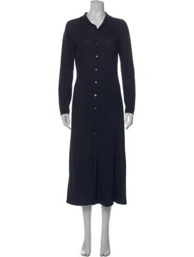 Pre-owned Guest In Residence Long Dress In Blue
