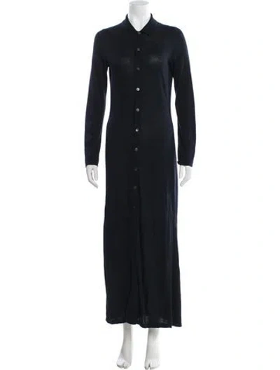 Pre-owned Guest In Residence Long Dress In Blue