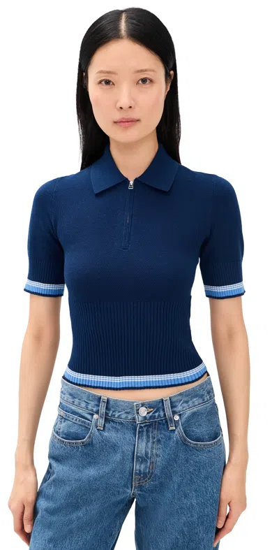 Guest In Residence Marcella Polo Navy In Blue