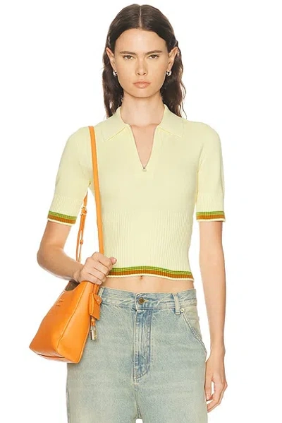 Guest In Residence Marcella Polo Top In Neutral