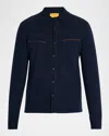 Guest In Residence Men's Cashmere Western Shirt In Blue