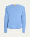 Guest In Residence Men's Oversized Roll Cashmere Sweater In Light/pastel Blue