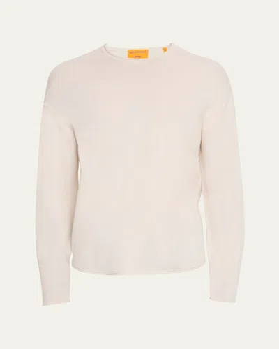 Guest In Residence Men's Oversized Roll Cashmere Sweater In Natural