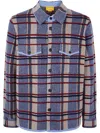 Guest In Residence Plaid Work Shirt Clothing In Blue