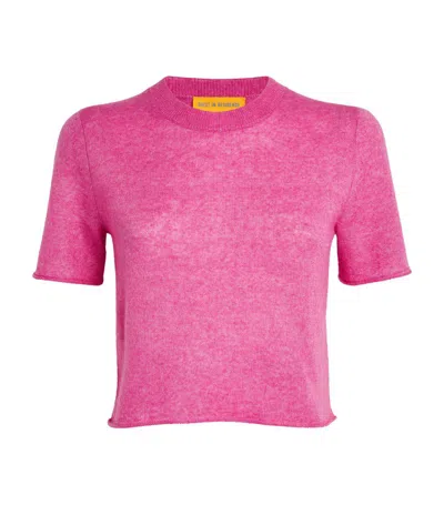GUEST IN RESIDENCE MERINO-CASHMERE-SILK T-SHIRT