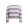 Guest In Residence Multicolor Cashmere Sweatshirt In Purple