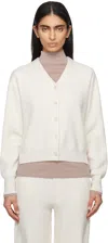 Guest In Residence Off-white Collegiate Cardigan In Cre Cream