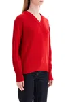 Guest In Residence Oversized Cashmere In True Red (red)
