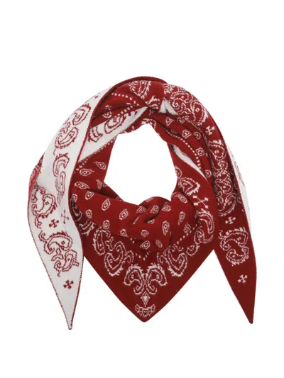 GUEST IN RESIDENCE PAISLEY-PATTERNED SCARF