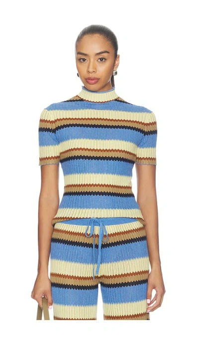 Guest In Residence Palazzo Top In Multi