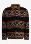 Guest In Residence Patterned Overshirt In Multi