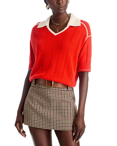 Guest In Residence Pele Cashmere Sweater In Cream Red