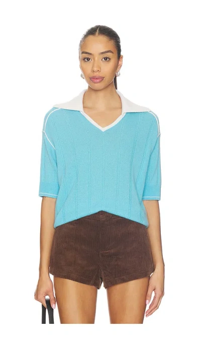 Guest In Residence Polohemd Pele In Blue