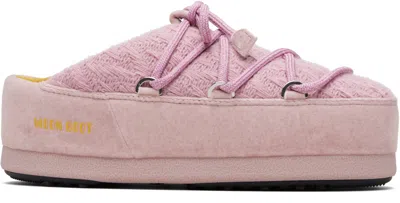 Guest In Residence Pink Moon Boot Edition Evx Knit Mule Loafers