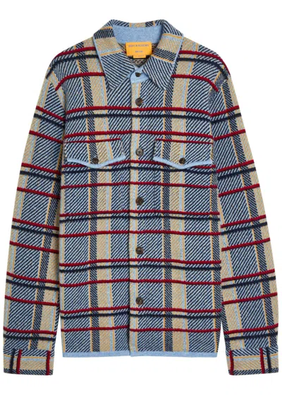 GUEST IN RESIDENCE GUEST IN RESIDENCE PLAID CASHMERE SHIRT