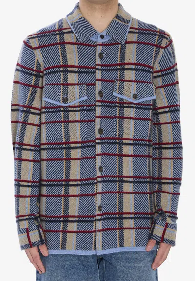 GUEST IN RESIDENCE PLAID CHECK CASHMERE SHIRT