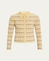 Guest In Residence Plaid Elle Button-front Shirt In Yellow