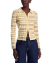 Guest In Residence Plaid Elle Button-front Shirt In Yellow