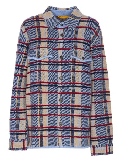 GUEST IN RESIDENCE PLAID-PATTERN SHIRT