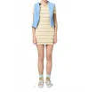 Guest In Residence Plaid Polo Dress In Butter Combo In Multi