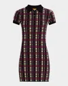 Guest In Residence Plaid Polo Dress In Multi