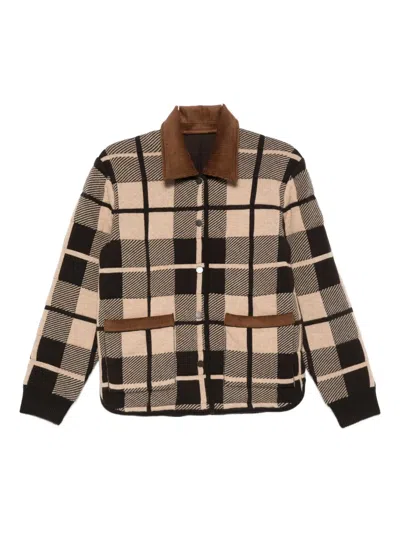 GUEST IN RESIDENCE PLAID QUILTED SHIRT JACKET