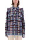 Guest In Residence Plaid Work Shirt In Brown