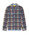 Guest In Residence Plaid Work Shirt Clothing In Blue