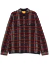 Guest In Residence Checked Cashmere Shirt In Red