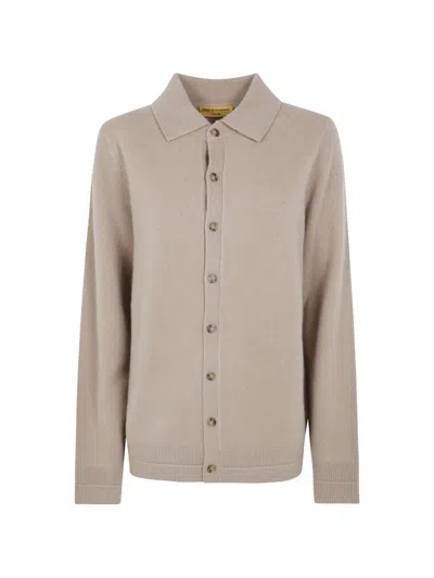 Guest In Residence Plaza Cashmere Button-down Cardigan In Brown