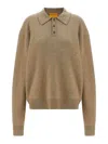 Guest In Residence Allday Cuffed Elbow Sweater In Neutral